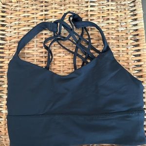 Lululemon black sports bra